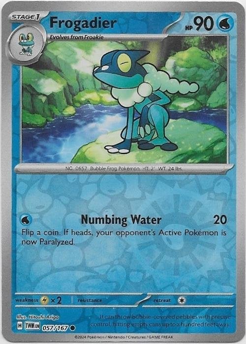 Twilight Masquerade,  Frogadier [reverse] 57/167, Verzenden, Nieuw, Losse kaart