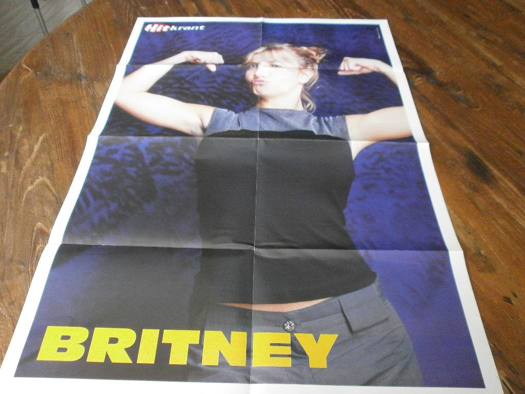 xl poster zero,s   Britney Spears / film poster Stuart Littl, Verzenden, Zo goed als nieuw, A1 t/m A3, Muziek