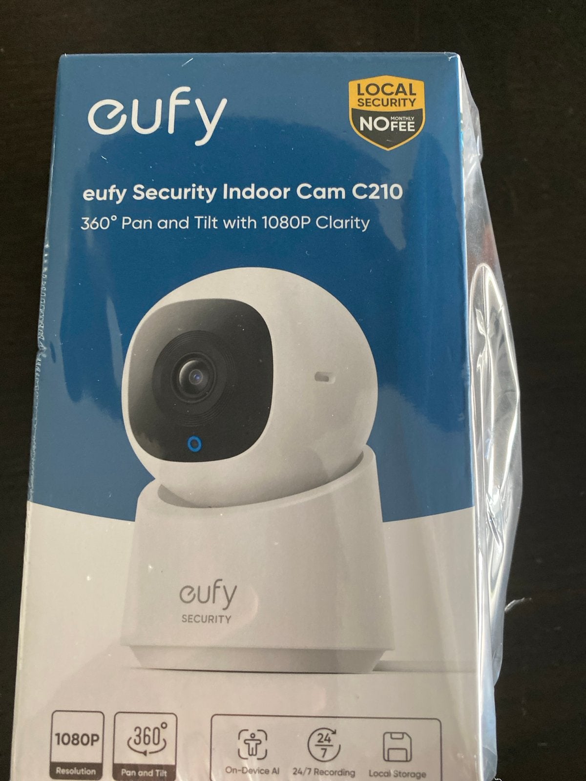 Eufy Security Indoor Cam C210 - 1080P Pan & Tilt Camera, Ophalen of Verzenden, Nieuw, Binnencamera