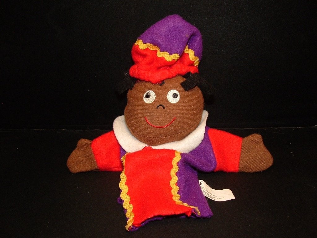 HEMA PIET HULPJE VAN SINTERKLAAS BRUIN MET ROOD/PAARS, Kinderen en Baby's, Speelgoed | Knuffels en Pluche, Verzenden, Nieuw, Overige typen