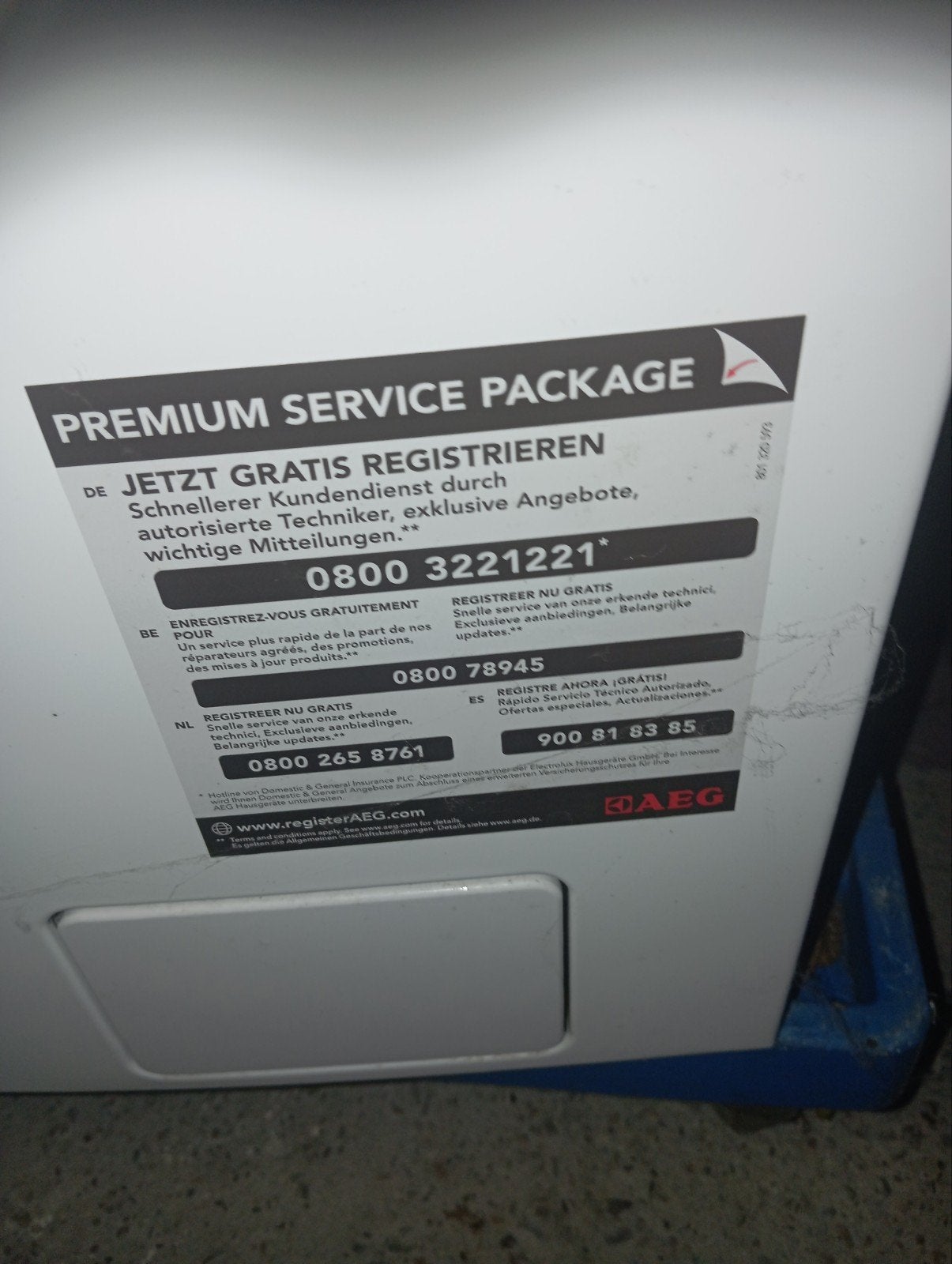 AEG Lavamat Wasmachine 7kg A+++, Ophalen, 6 tot 8 kg, Gebruikt, Energieklasse A of zuiniger