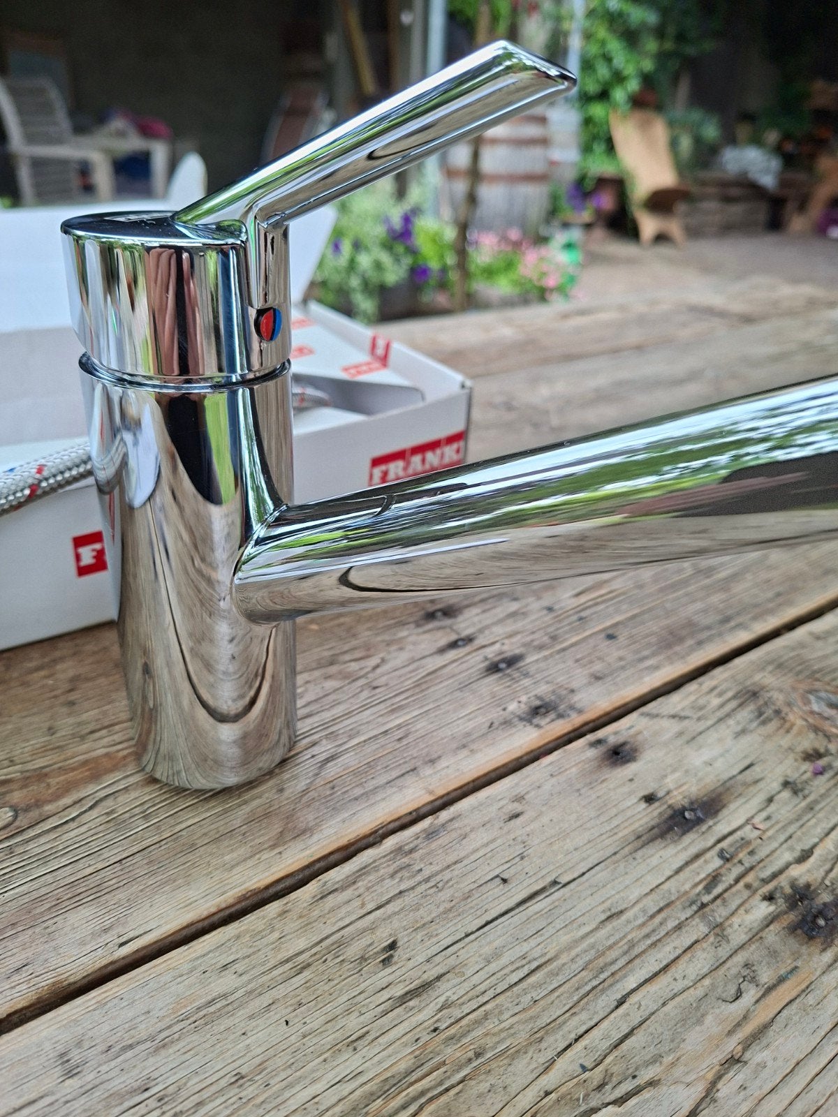 Franke Azimut Keukenkraan Chroom - Nieuw in doos, Doe-het-zelf en Verbouw, Sanitair, Ophalen of Verzenden