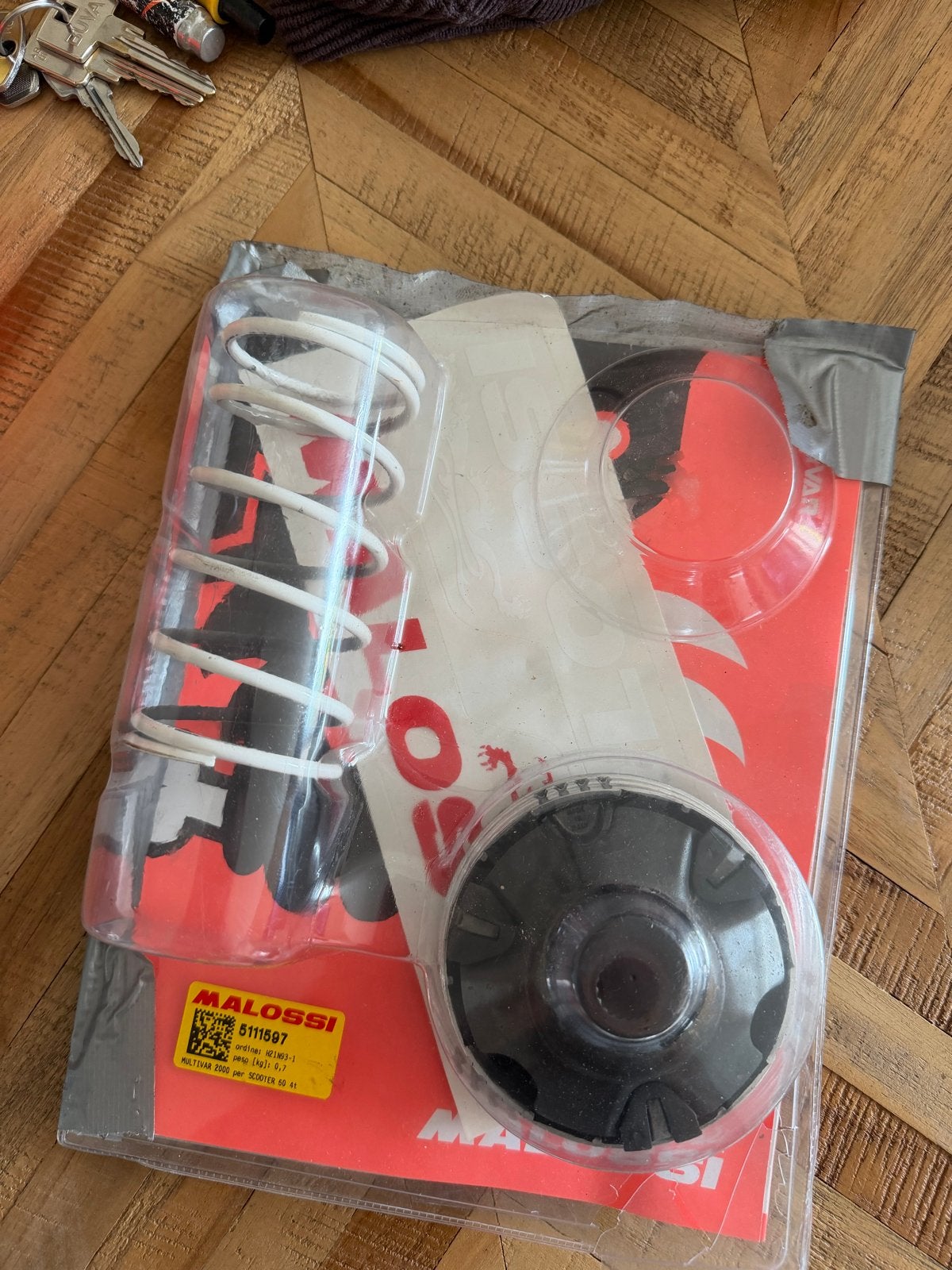 Malossi Multivar Euro 5 varioset Vespa/Zip (3000km), Fietsen en Brommers, Brommeronderdelen | Scooters, Ophalen of Verzenden, Gebruikt