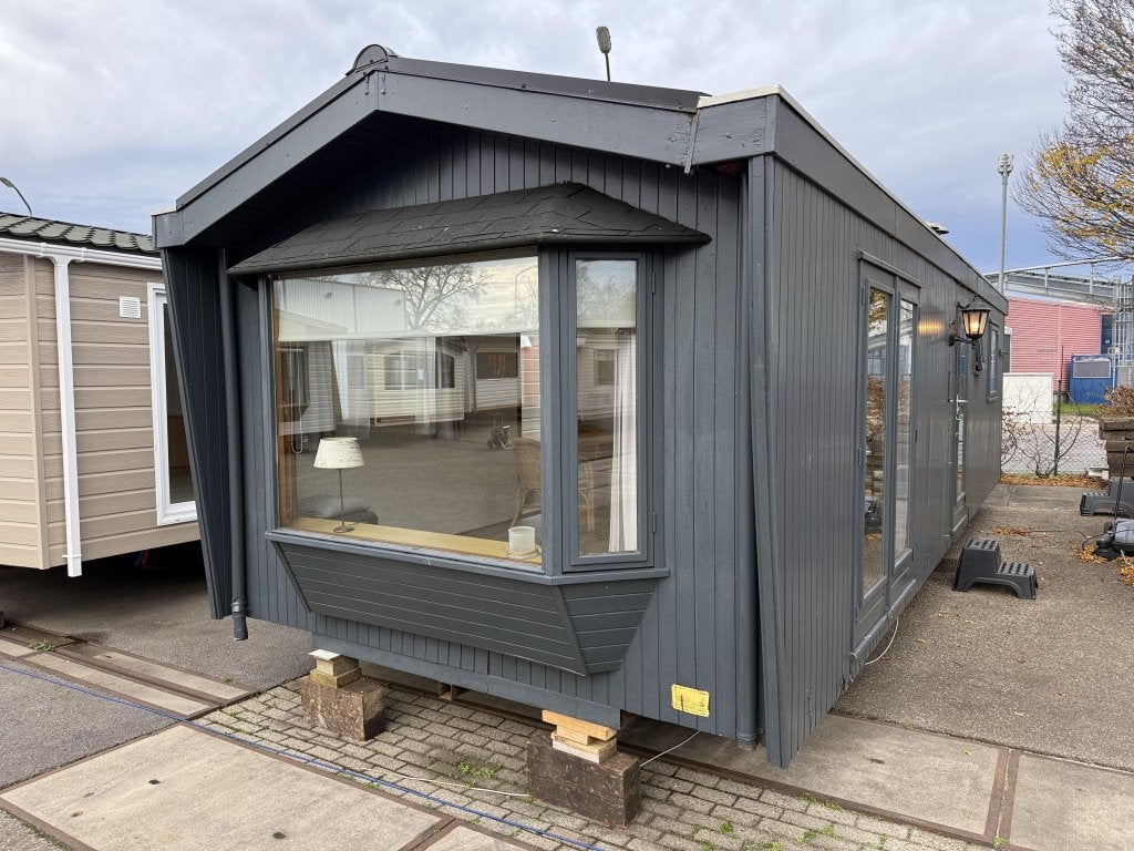 Houten Chalet 9.50 x 3.60 Dubbelglas, Niet ingevuld, Niet ingevuld, Niet ingevuld