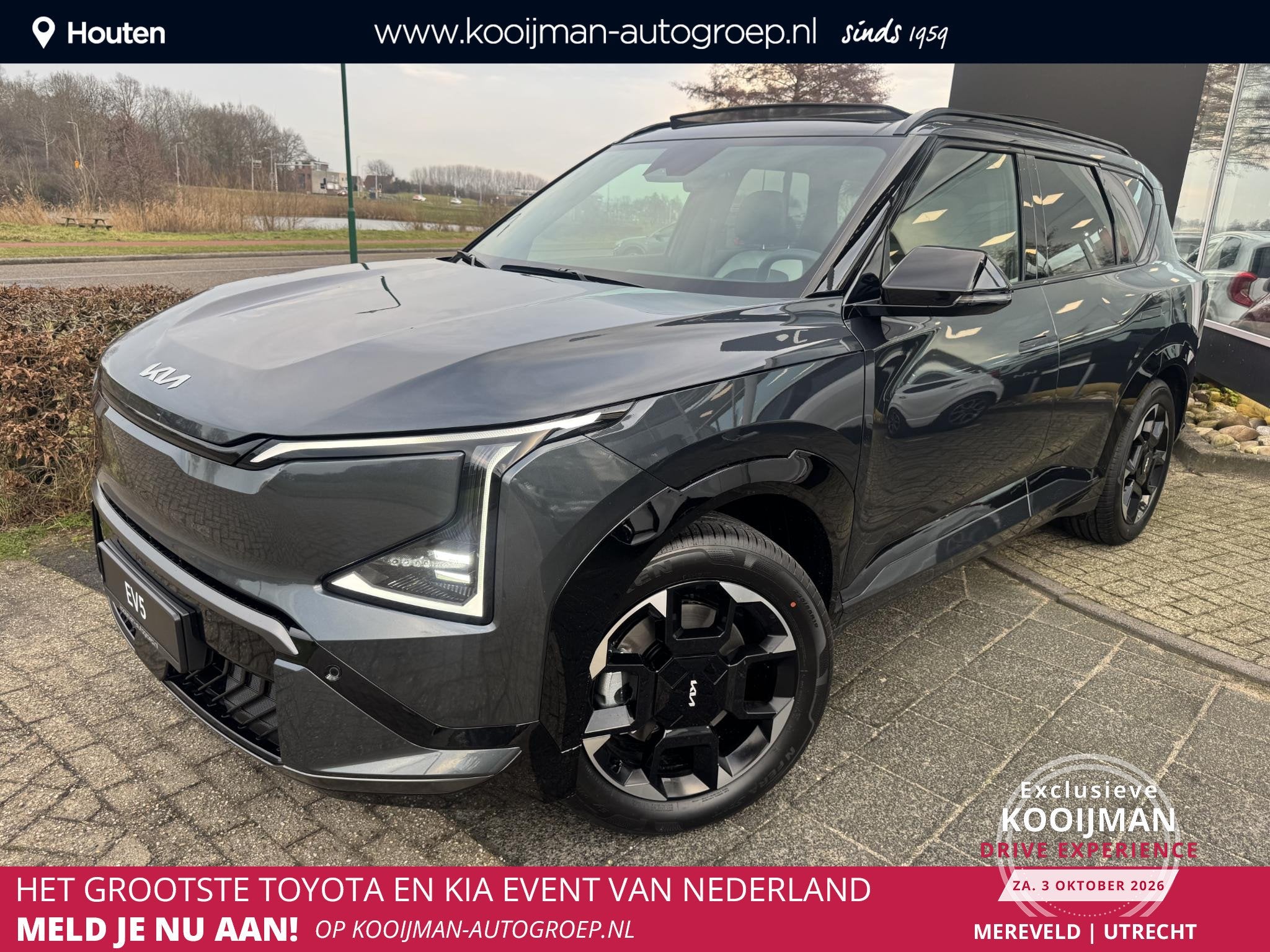 Kia EV5 GT-Line Business Edition 81.4 kWh Nu te Bestellen! C, Auto's, 81 kWh, Lichtsensor, 510 min, 1992 kg