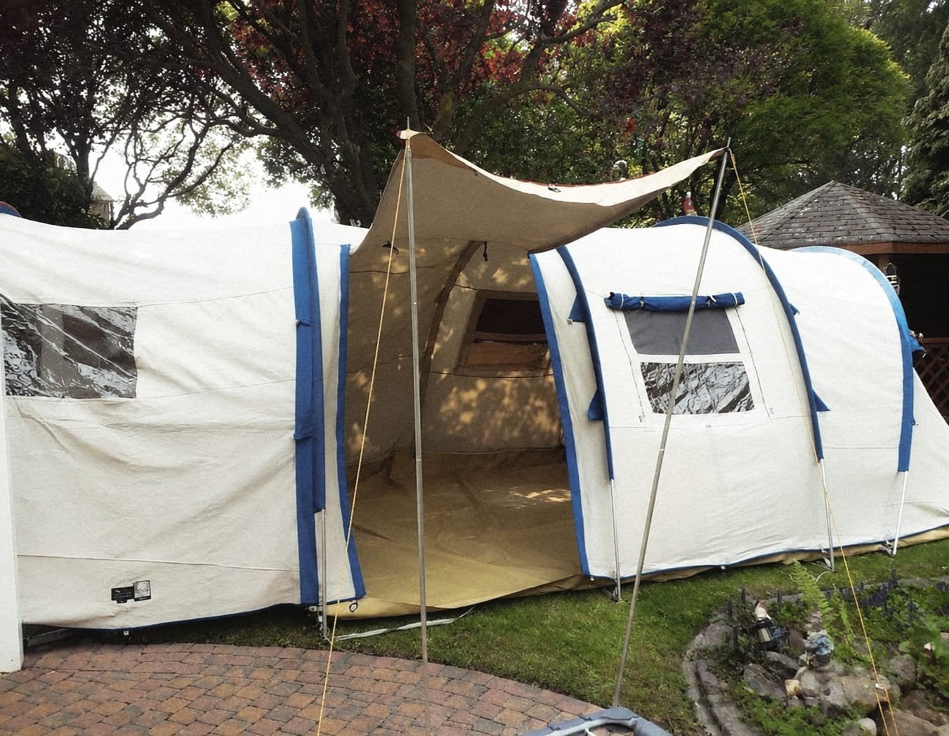Brixen Active Leisure 6 persoons tunneltent ent van katoen, Ophalen, Gebruikt, Tot en met 6