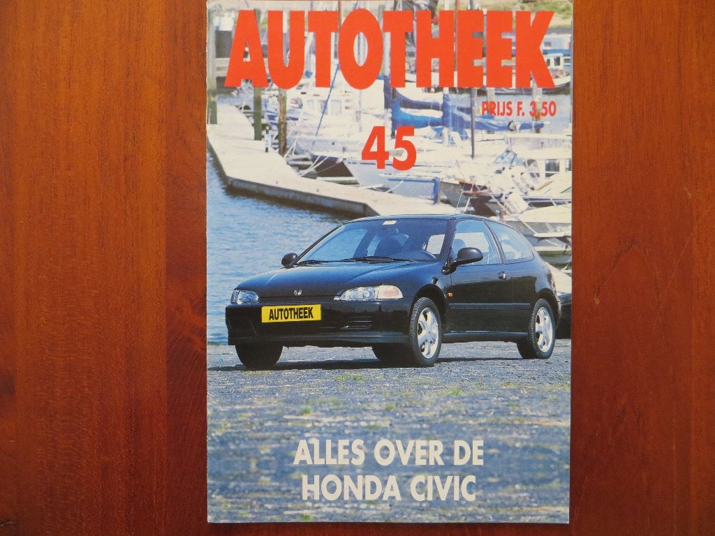 Alles over de Honda Civic: Autotheek 45 (najaar 1992), Boeken, Auto's | Folders en Tijdschriften, Ophalen of Verzenden, Nieuw