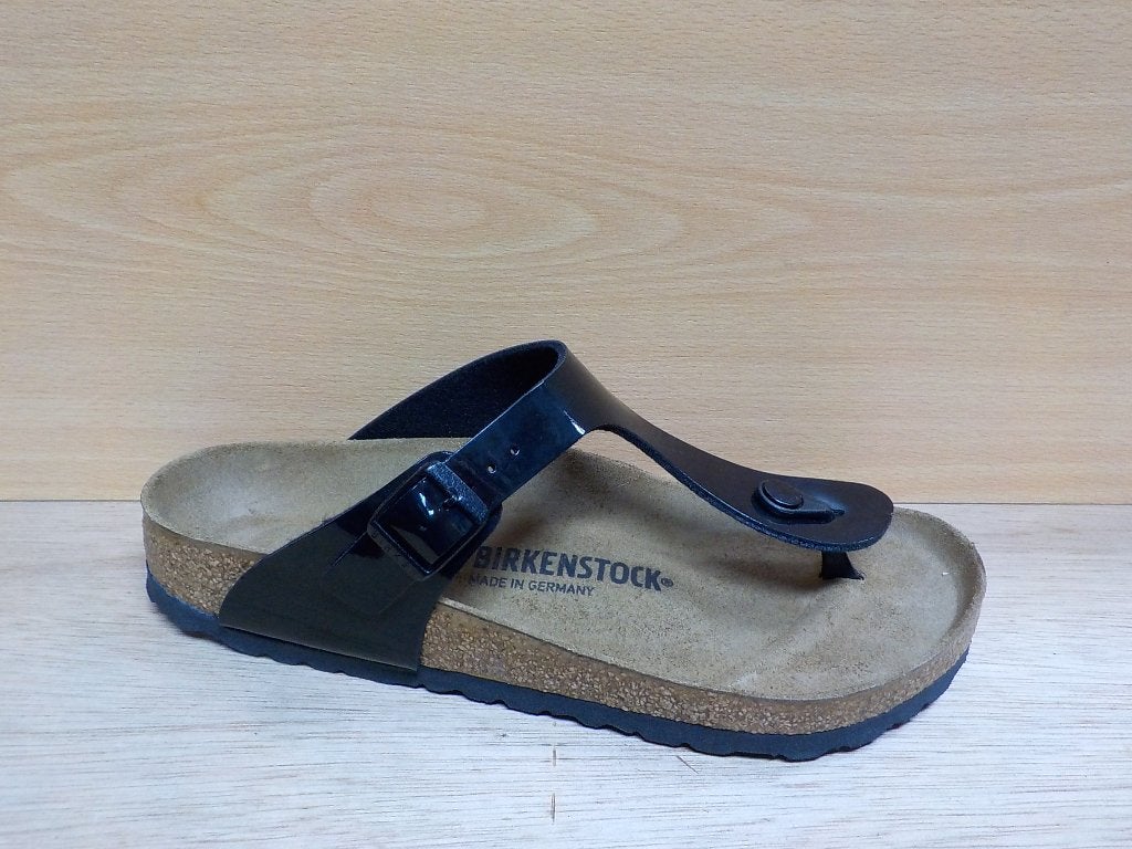 Birkenstock Gizeh zwart patent maat 39, Slippers, Zwart, Nieuw, Ophalen of Verzenden