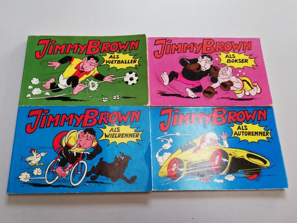 Complete set boekjes Boek Jimmy Brown, Meerdere stripboeken, Ophalen of Verzenden, Gelezen, Herman Looman