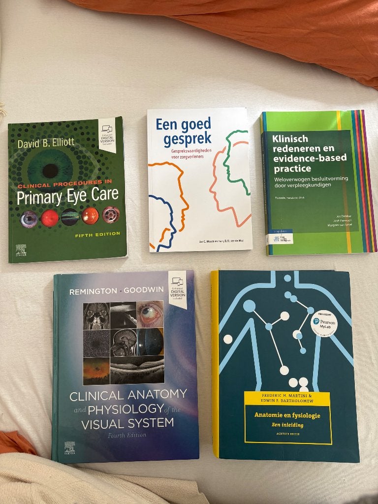Studieboeken Optometrie jaar 1, Boeken, Ophalen of Verzenden, Beta, Gelezen, HBO
