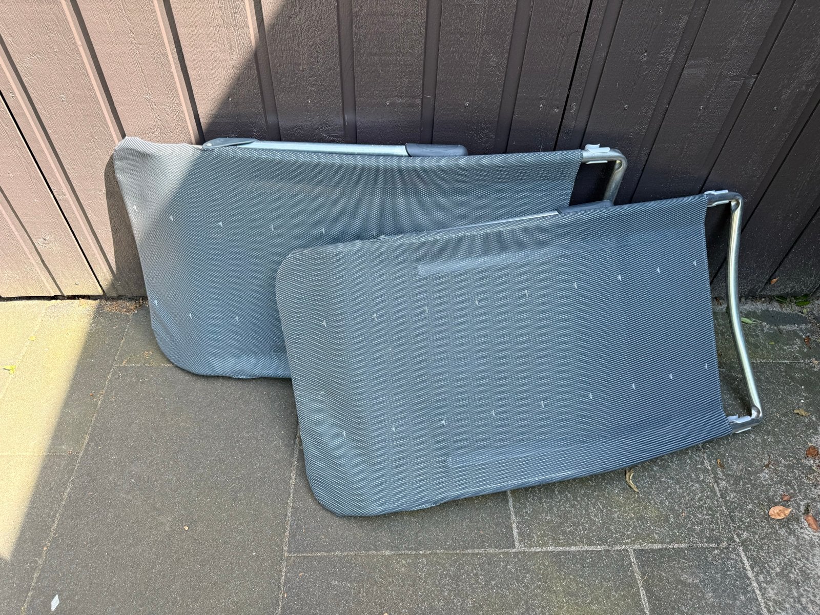Crespo aluminium voetenbank/stoelverlenger nieuw grijs, Ophalen of Verzenden, Nieuw