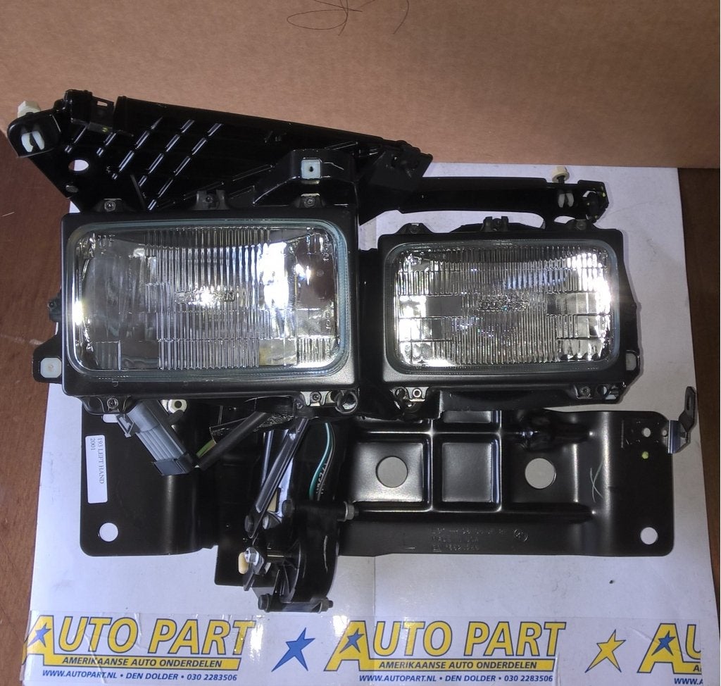 Pontiac Firebird 98-02 koplamp set+mechanisme en motor, Auto-onderdelen, Verlichting, Info@kwparts.com, Nieuw, KWparts, Pontiac