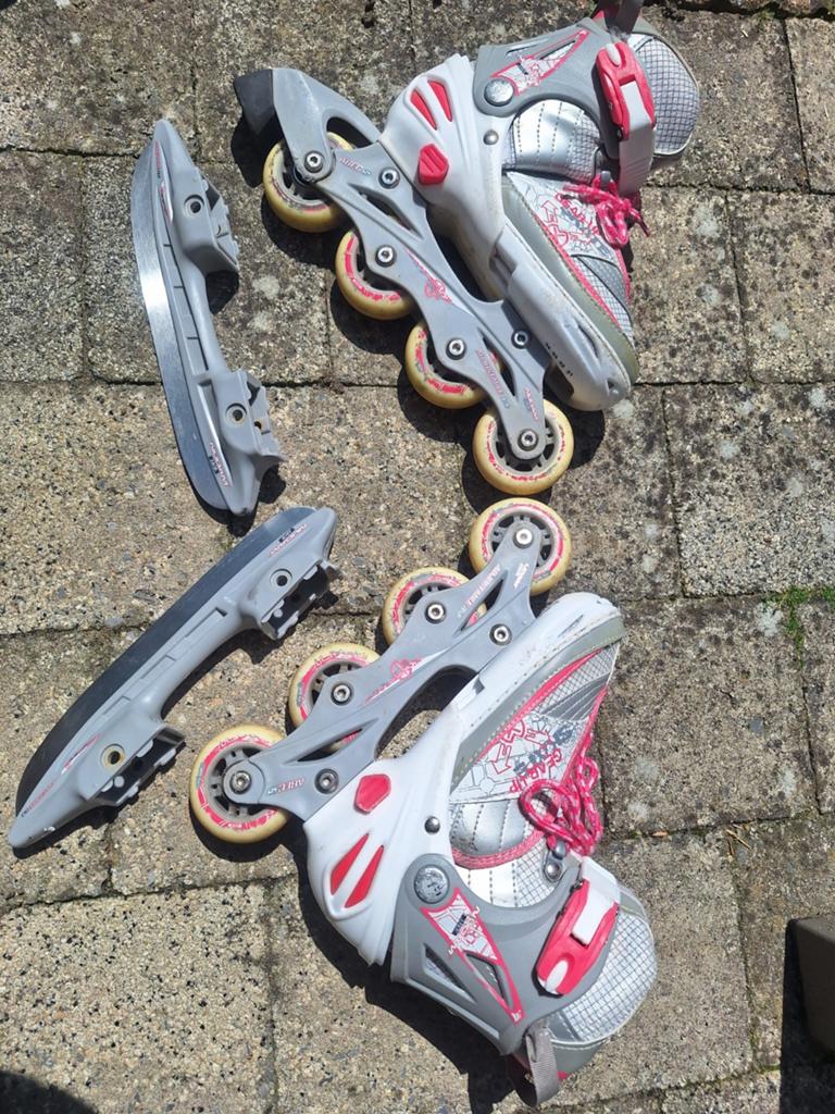 Skeelers Nijdam maat 31-34 om te zetten naar schaatsen, Overige merken, Kinderen, Ophalen of Verzenden, Inline skates 4 wielen