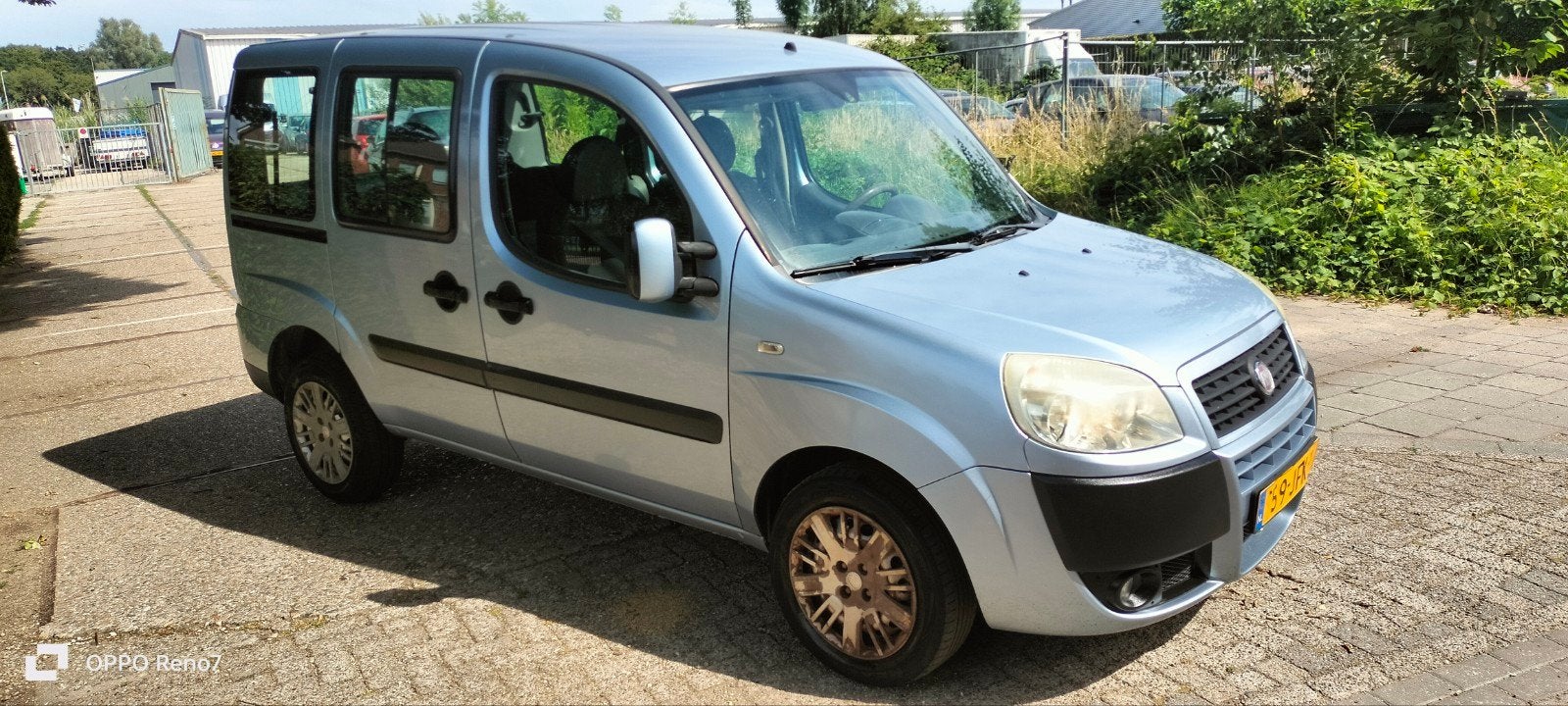 Fiat Doblo 1.4 2009 New APK Airco, Auto's, Voorwielaandrijving, Doblo, Blauw, Bedrijf