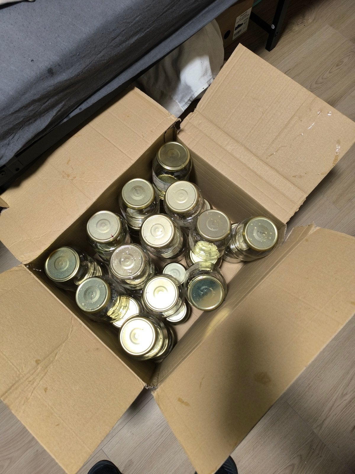 Partij glazen voorraadpotten met deksel, Huis en Inrichting, Ophalen, Glas, Nieuw, Voorraadpot