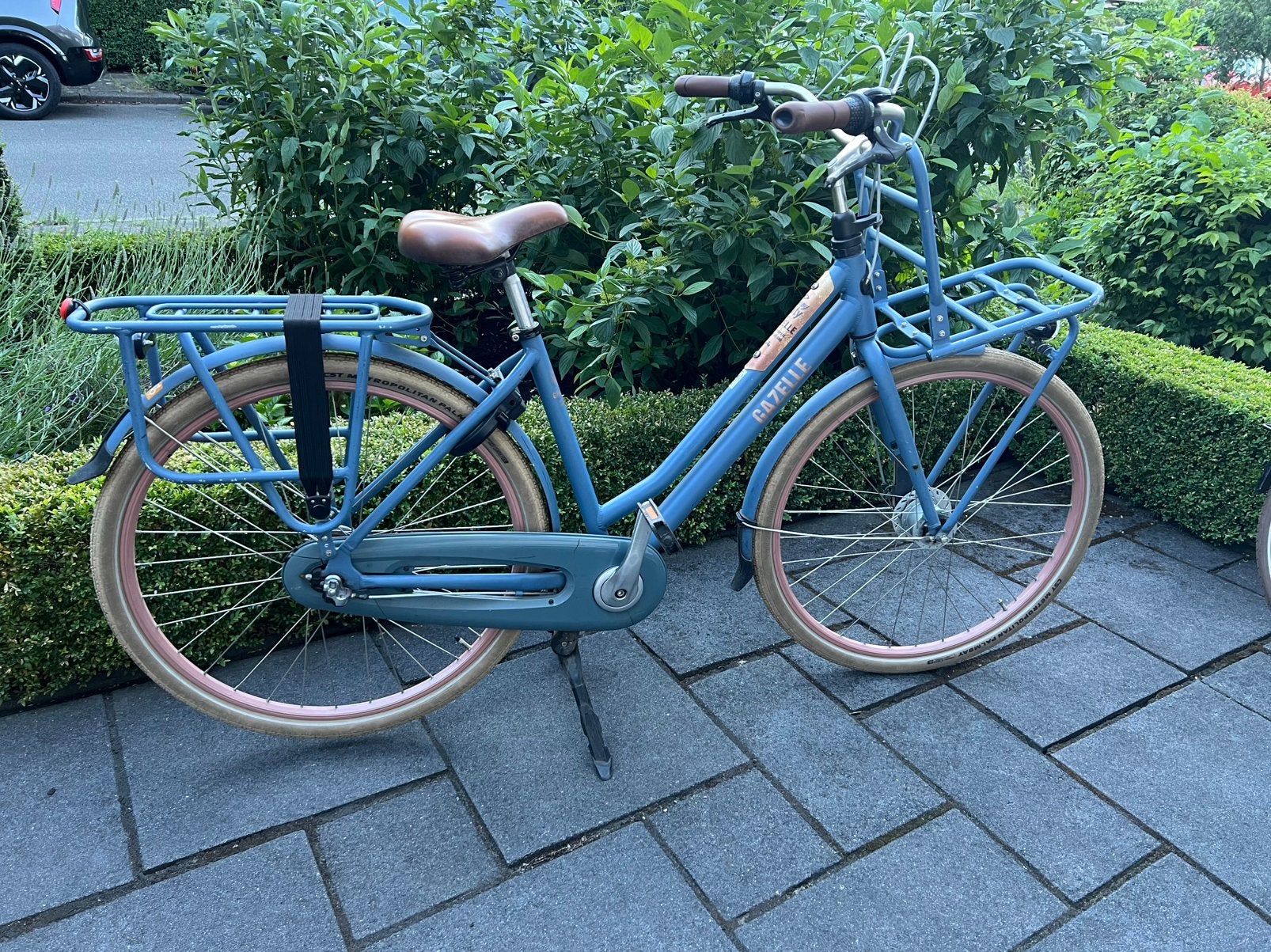 Blauwe gazelle dames fiets, Versnellingen, Ophalen of Verzenden, Gazelle, Trommelrem