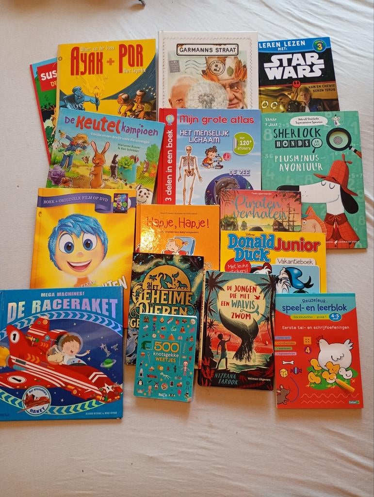 Grote tas vol kinderboeken - doe een bod!, Boeken, Ophalen, Gelezen, Fictie algemeen