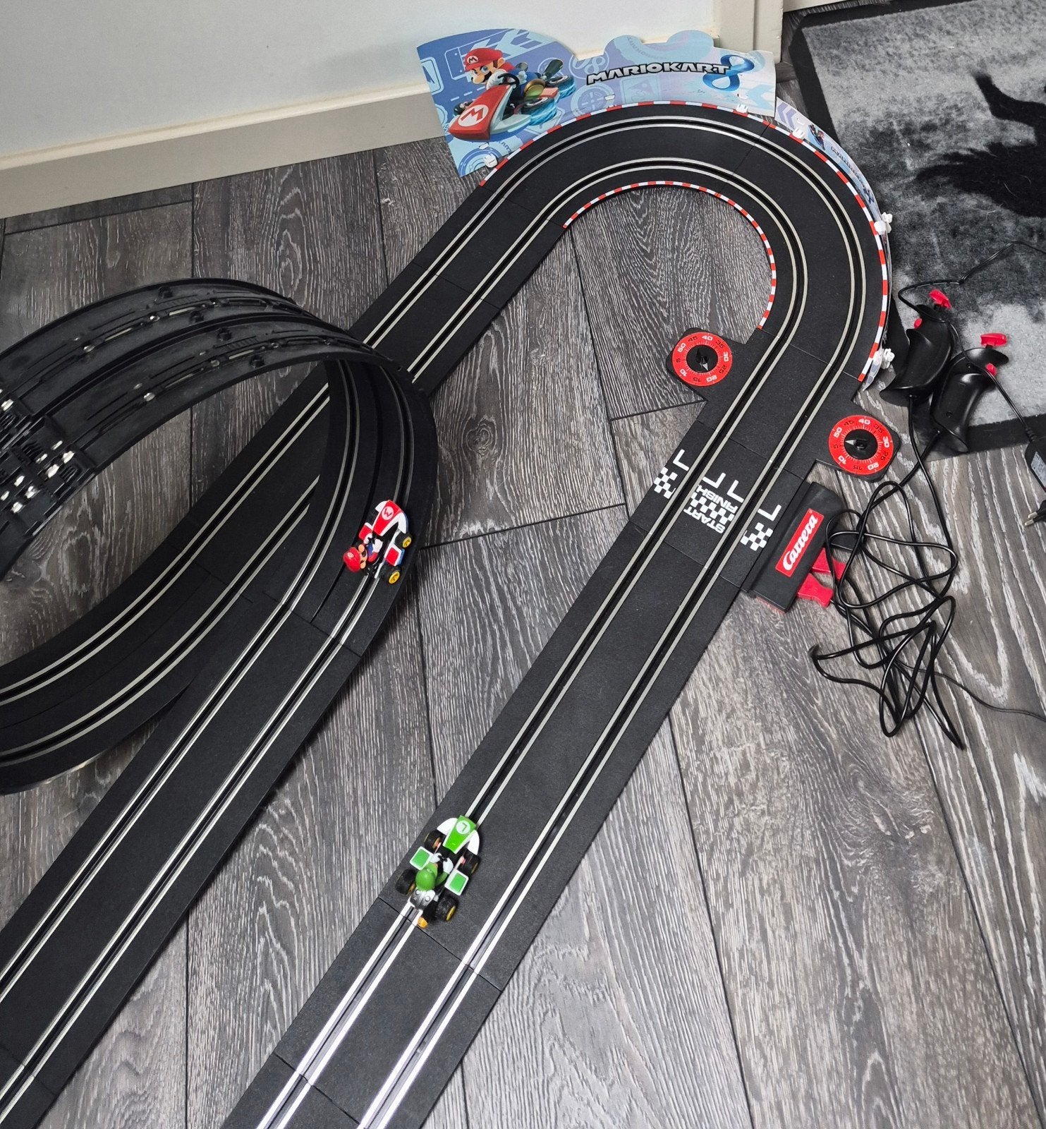 Mario Carrera Go Racebaan, Carrera, Ophalen of Verzenden, Zo goed als nieuw, Met looping