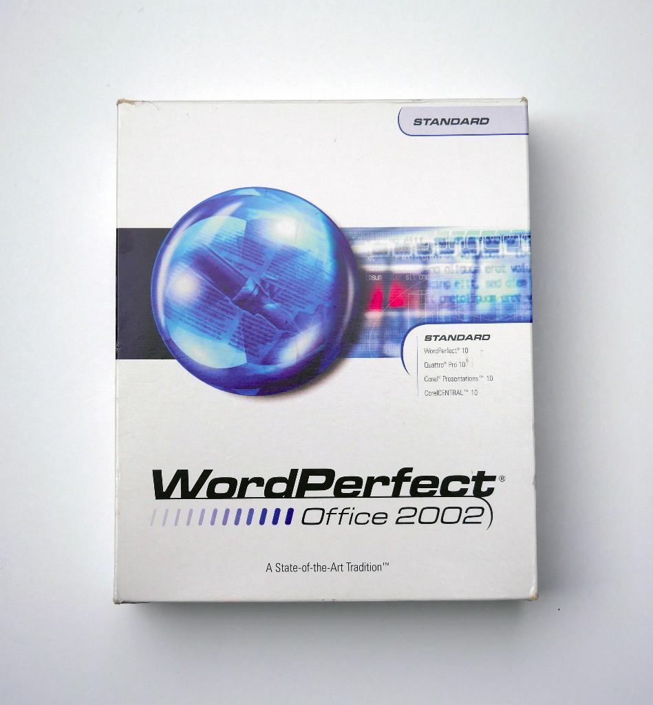 WordPerfect Office 2002, Verzenden, Zo goed als nieuw, Software
