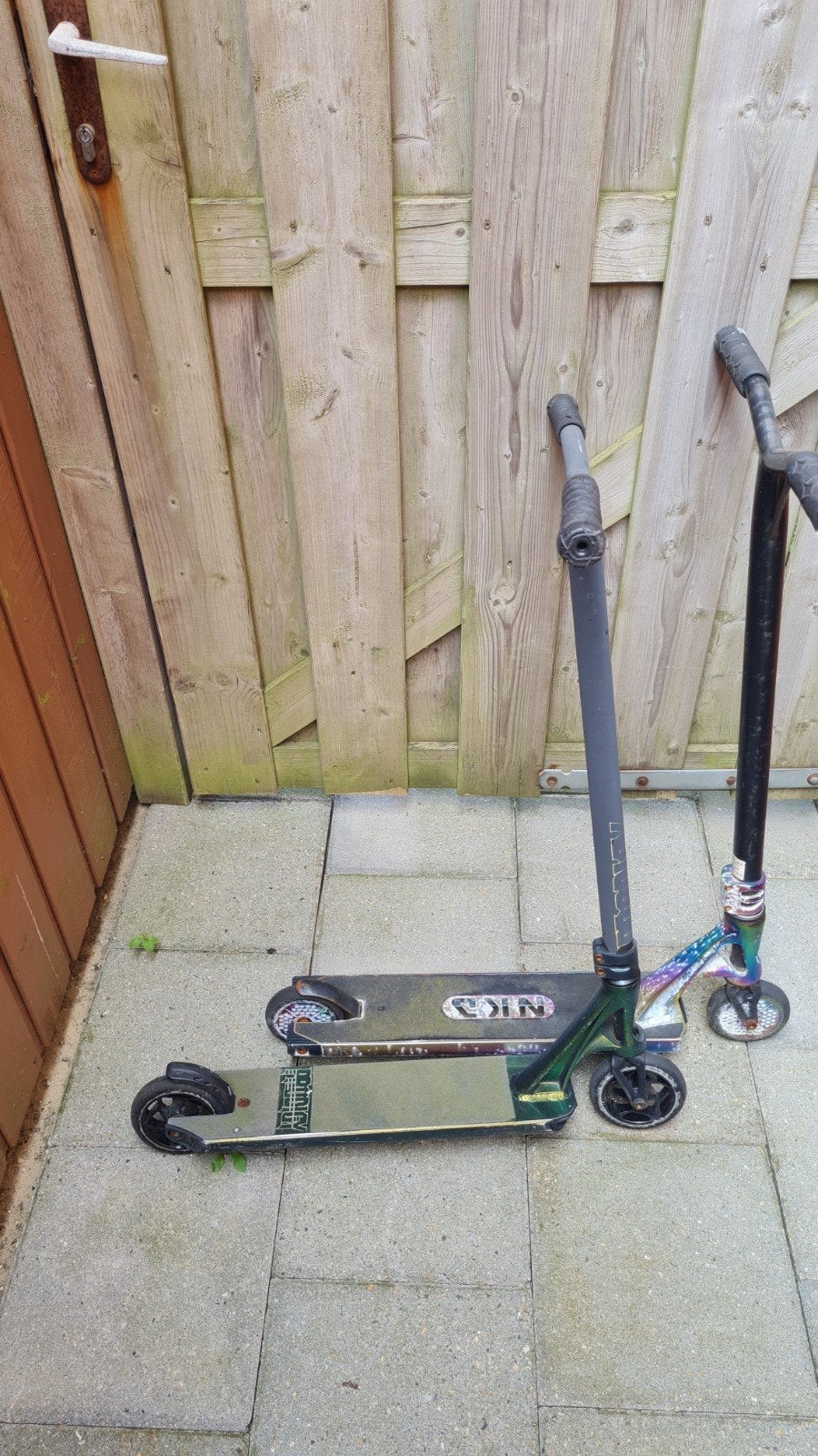 2 NKD stuntsteps te koop, Fietsen en Brommers, Steps, Ophalen, Gebruikt, Gewone step, NKD Nitro