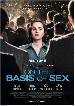 ON   THE   BASIS   OF   SEX      filmposter., Rechthoekig Staand, Verzenden, Nieuw, A1 t/m A3
