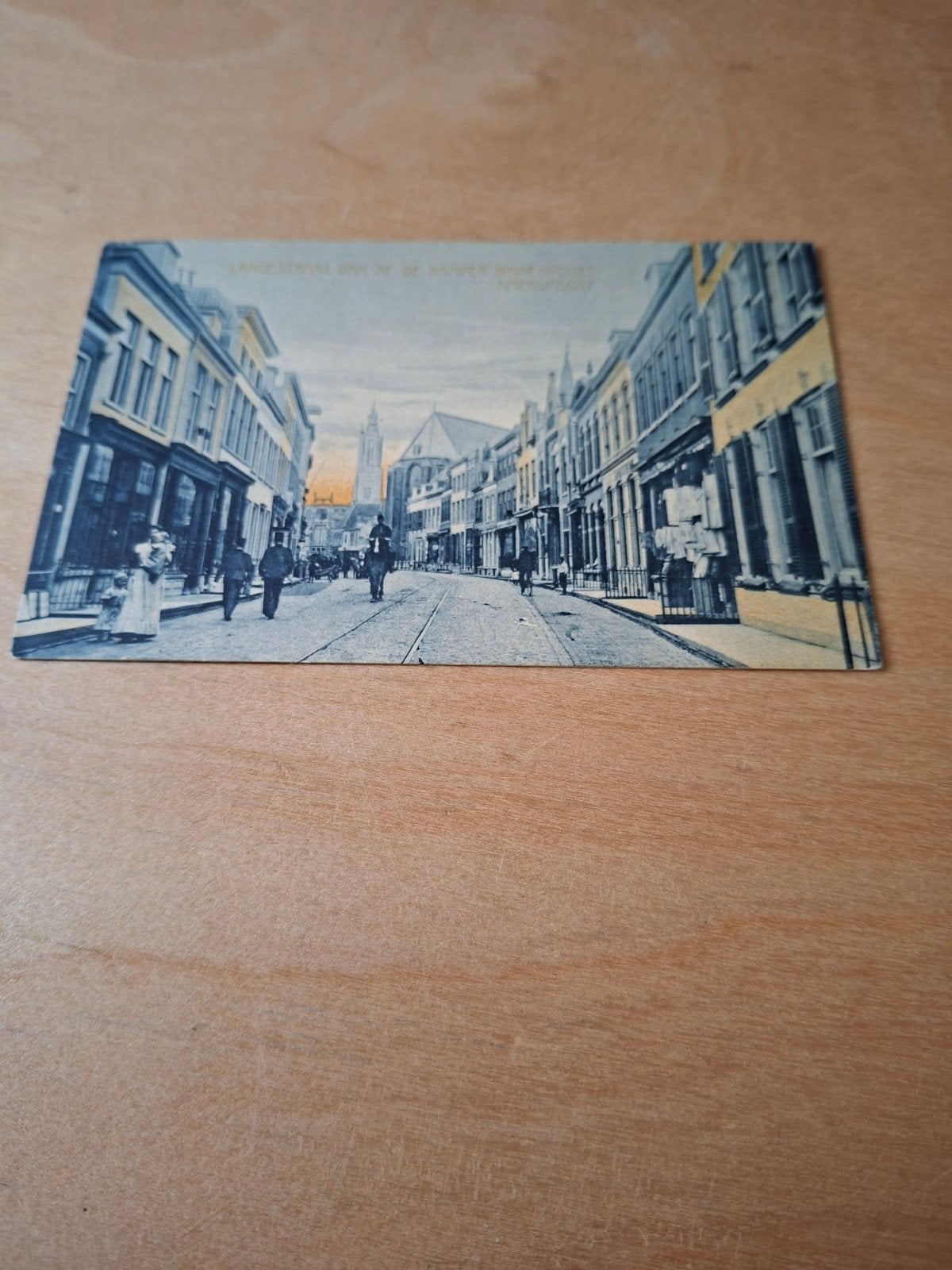 Amersfoort - Langestraat (voor 1920), Verzamelen, Ophalen of Verzenden, Voor 1920, Gelopen, Utrecht