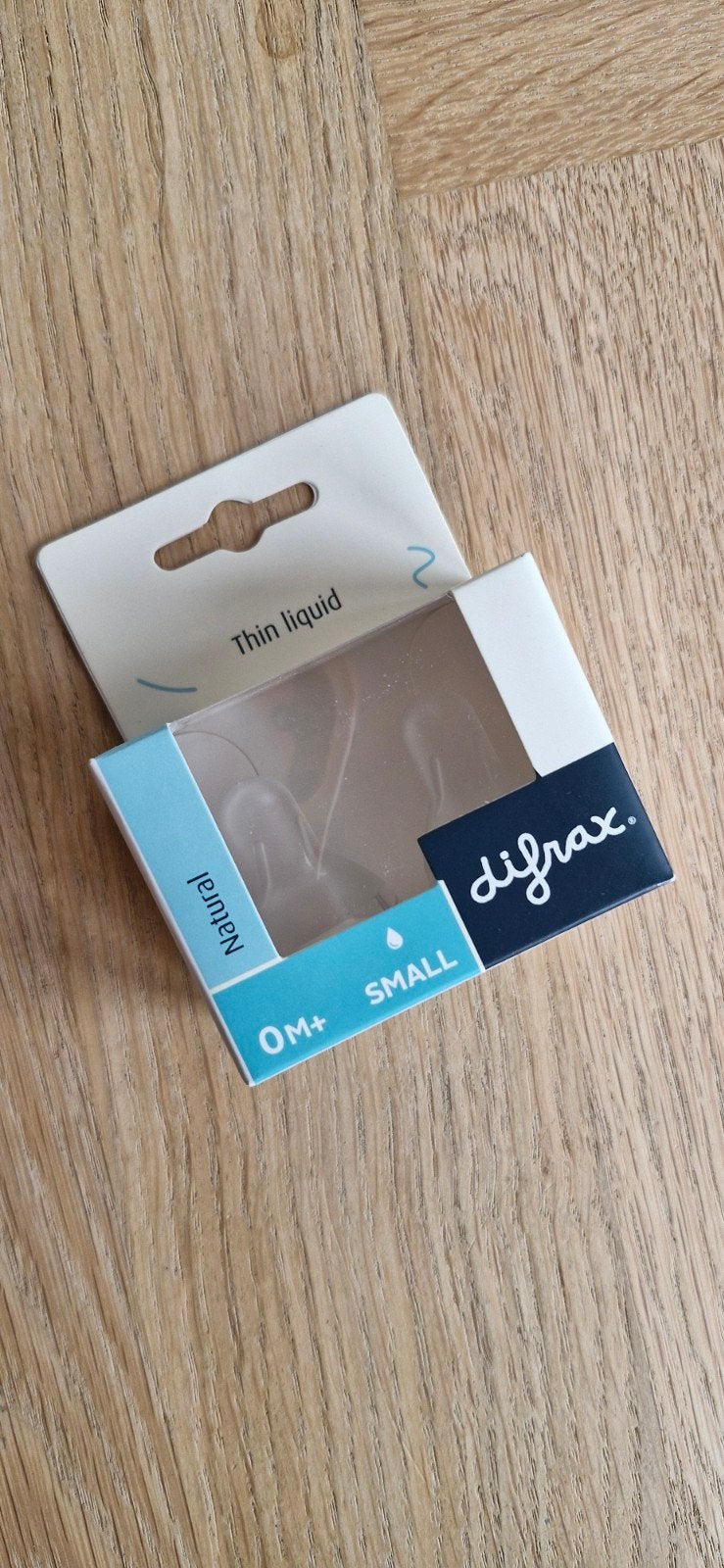 Difrax Natural Flessenspeen 0M+ Small - Nieuw, Ophalen, Nieuw, Speen, Difrax