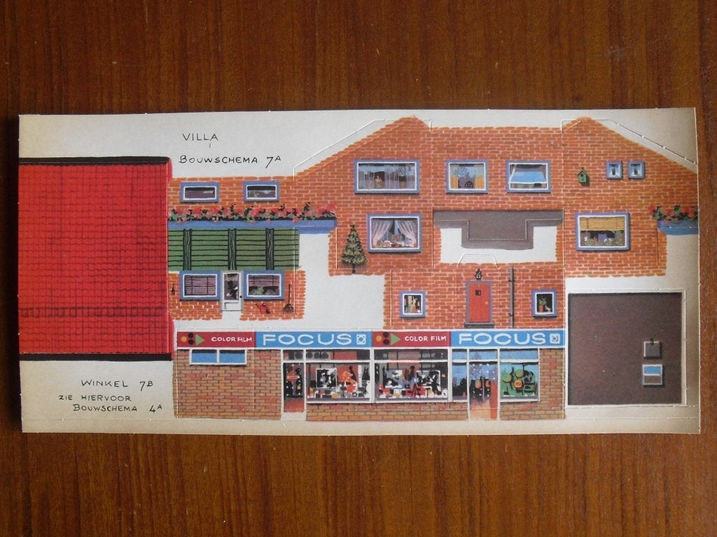 De Gruyter Minidam Bouwplaat - Villa en Winkel, Overige merken, Gelijkstroom of Wisselstroom, Brug, Tunnel of Gebouw, Ophalen of Verzenden
