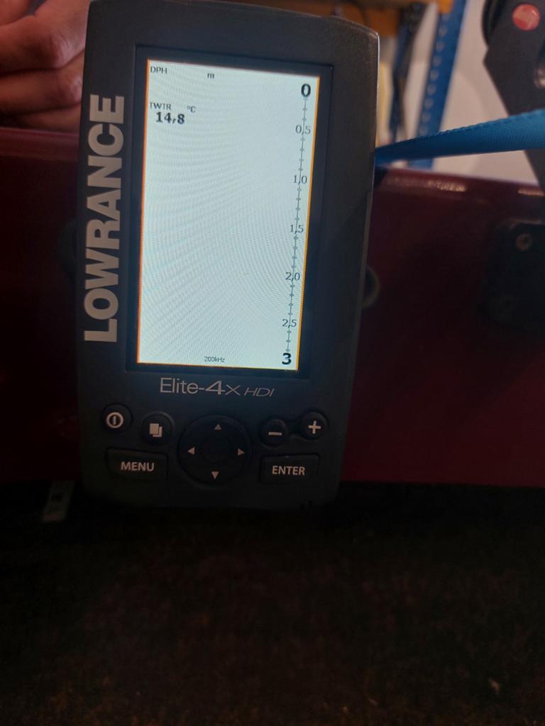 Lowrance Elite-4X HDI Fishfinder/Dieptemeter, Watersport en Boten, Ophalen of Verzenden, Gebruikt, Overige typen