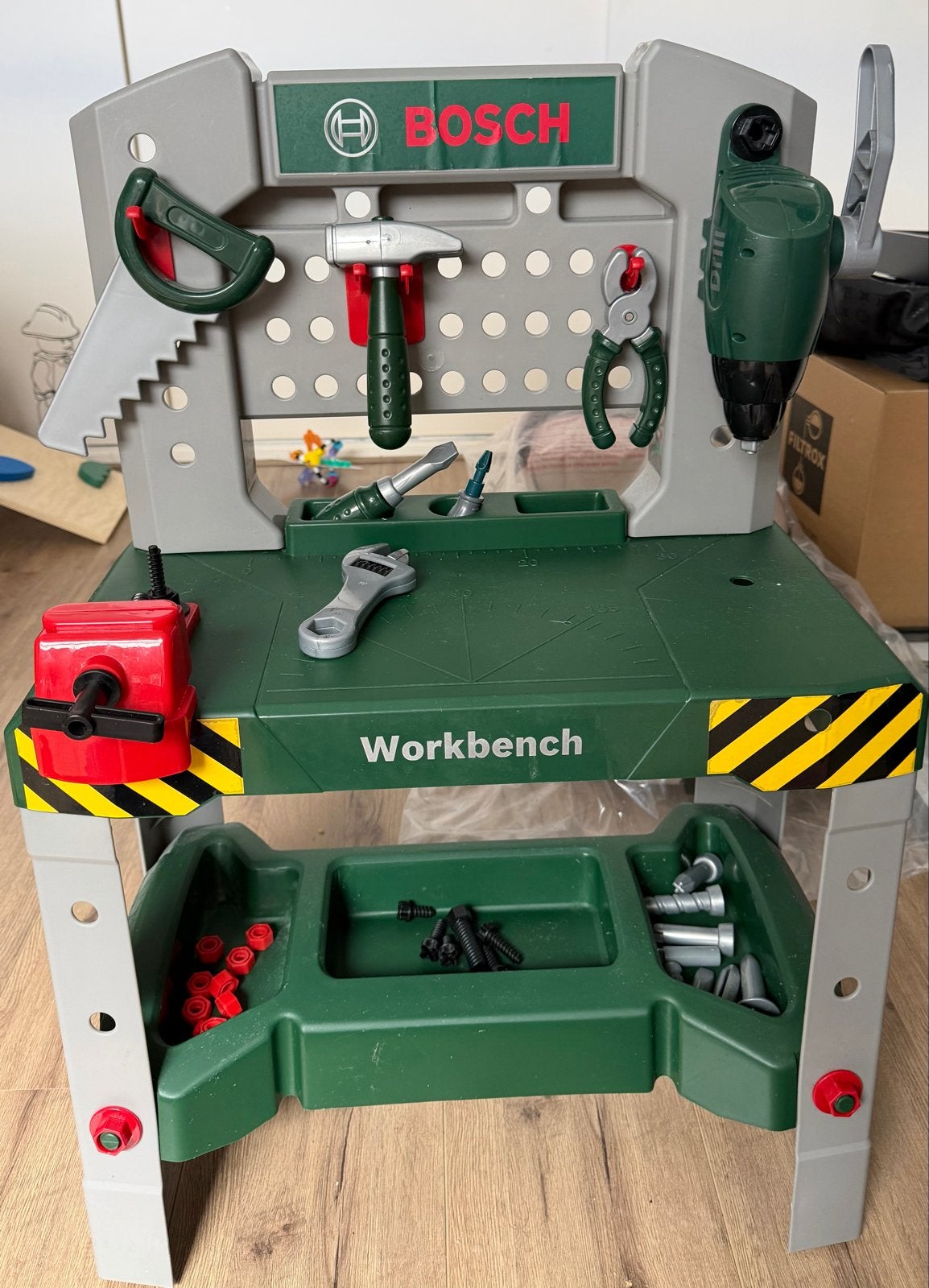 Bosch Speelgoed Werkbank met Gereedschap voor Kinderen, Ophalen, Gebruikt, Jongen of Meisje