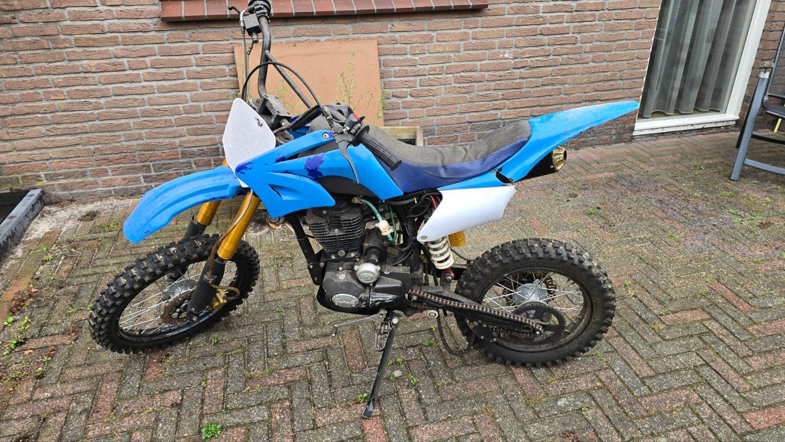 Leuke crossmotor - achtervelg en startproblemen, Ophalen, Gebruikt, Overige merken