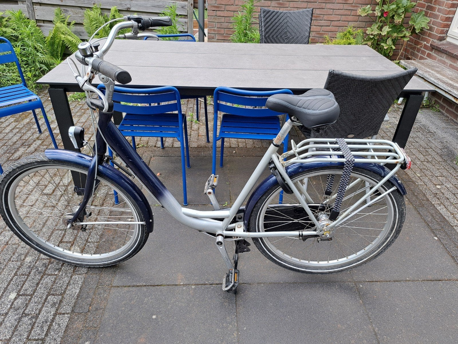 Damesfiets, 26 inch, 3 versnellingen, Fietsen en Brommers, Gebruikt, Versnellingen, 50 tot 53 cm, Trommelrem