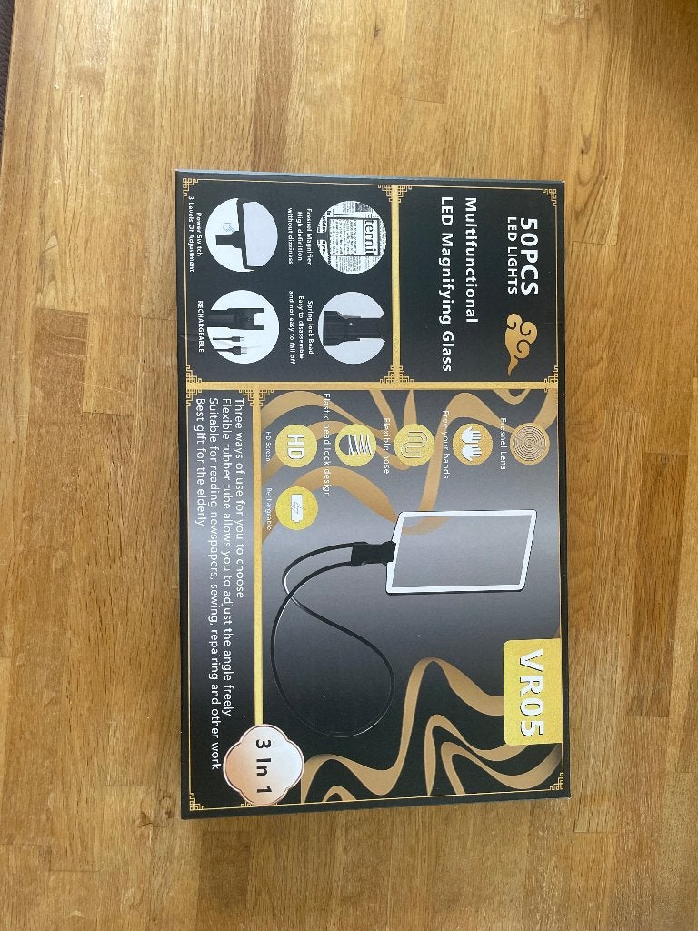 Vergrootglas met led verlichting voor lezen, Ophalen of Verzenden, Nieuw, Loeplamp