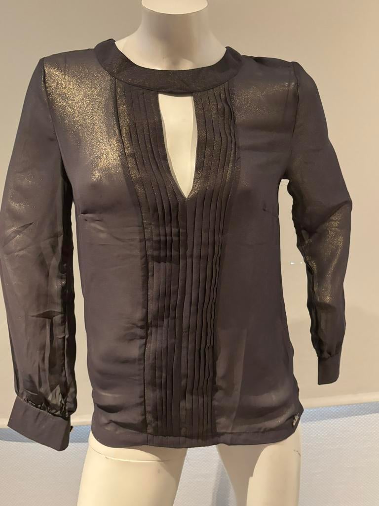 Goldie estelle tule blouse maat s. Nieuw, ., Zwart, Nieuw, Ophalen of Verzenden