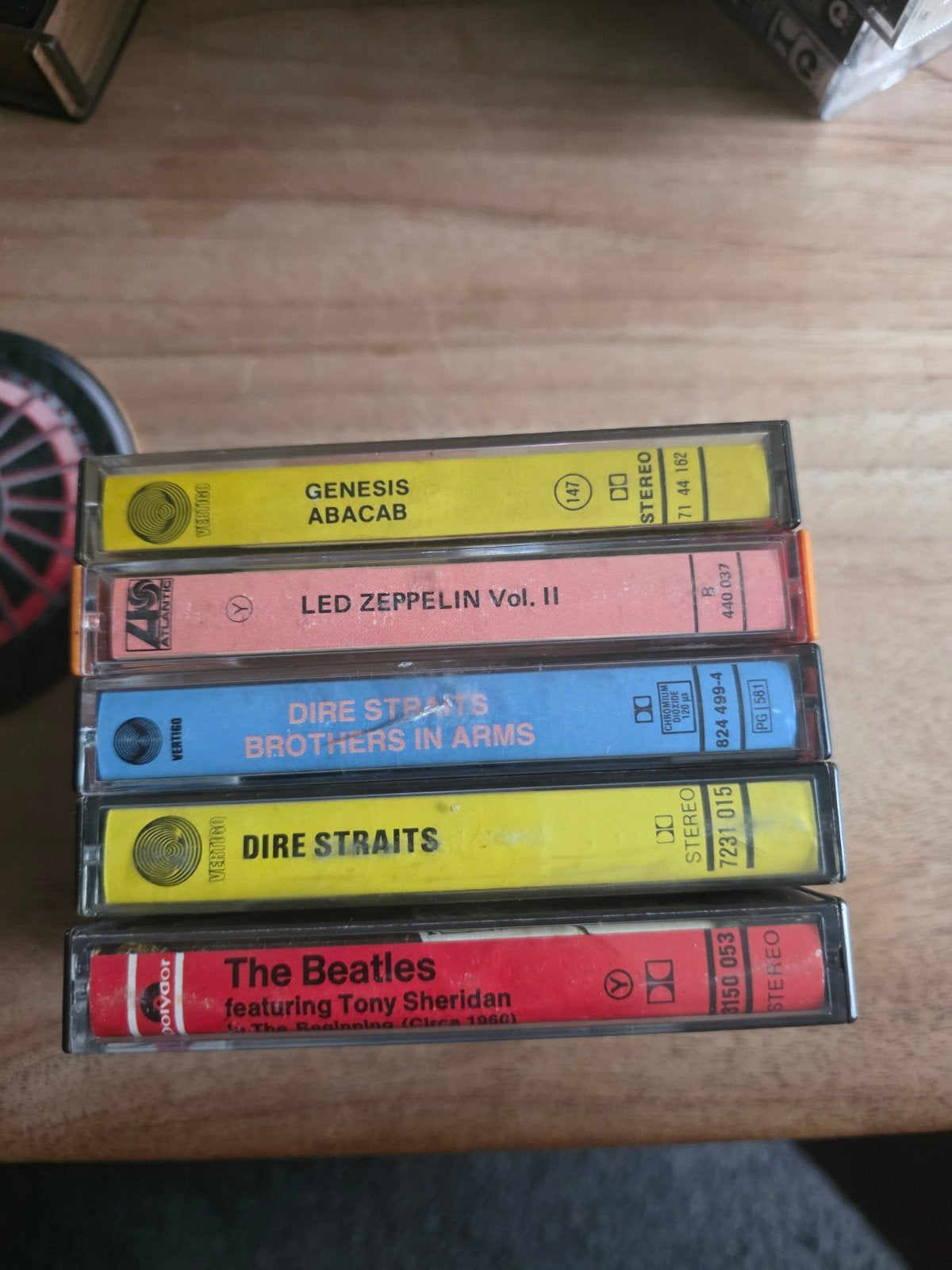 Collectie Cassettebandjes 5 stuks, Cd's en Dvd's, Cassettebandjes, Gebruikt, 1 bandje, Ophalen of Verzenden, Origineel