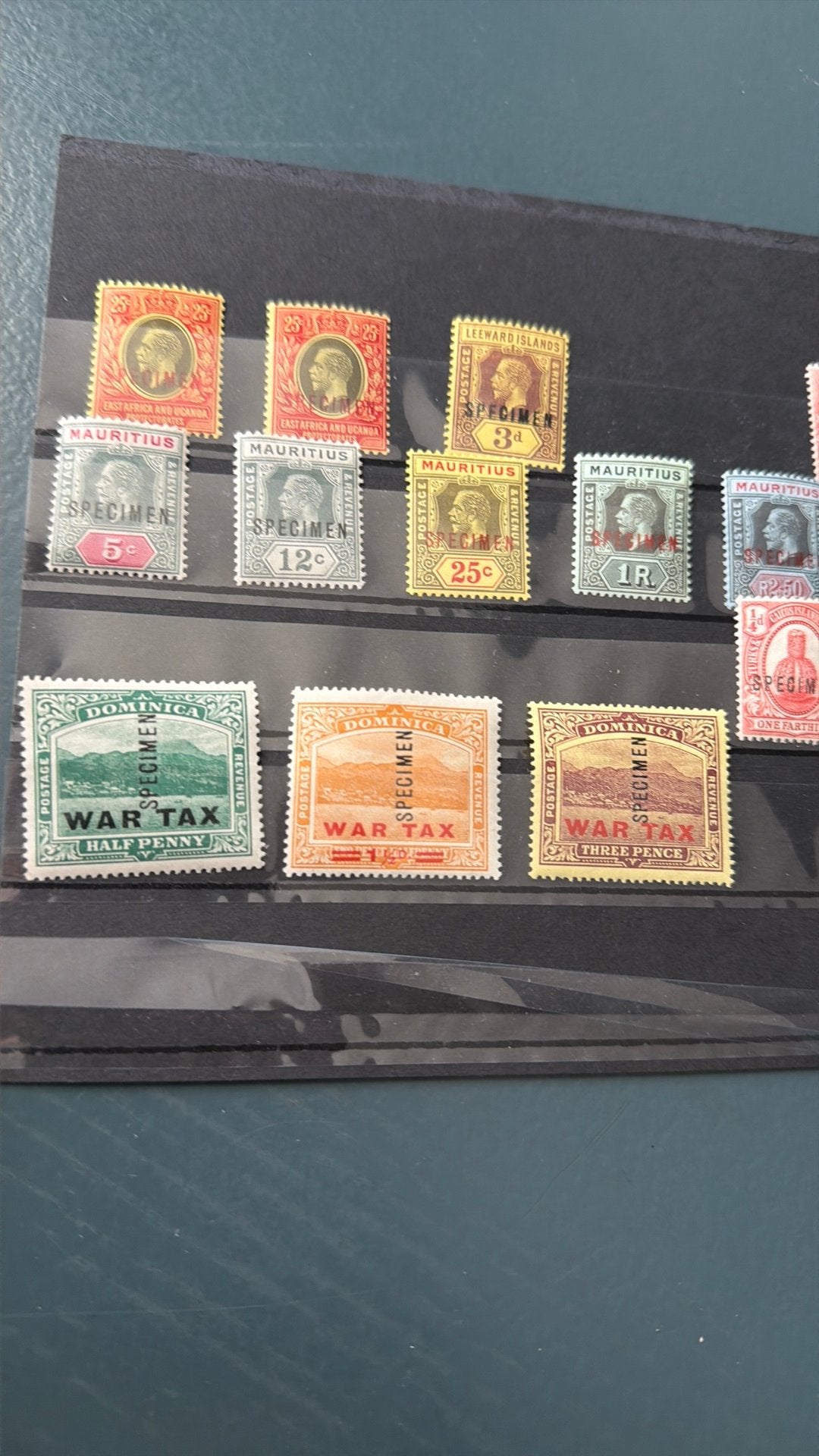 Engelse kolonien mooie pluk Specimen opdrukken meest postfr, Postzegels en Munten, Ophalen of Verzenden, Buitenland