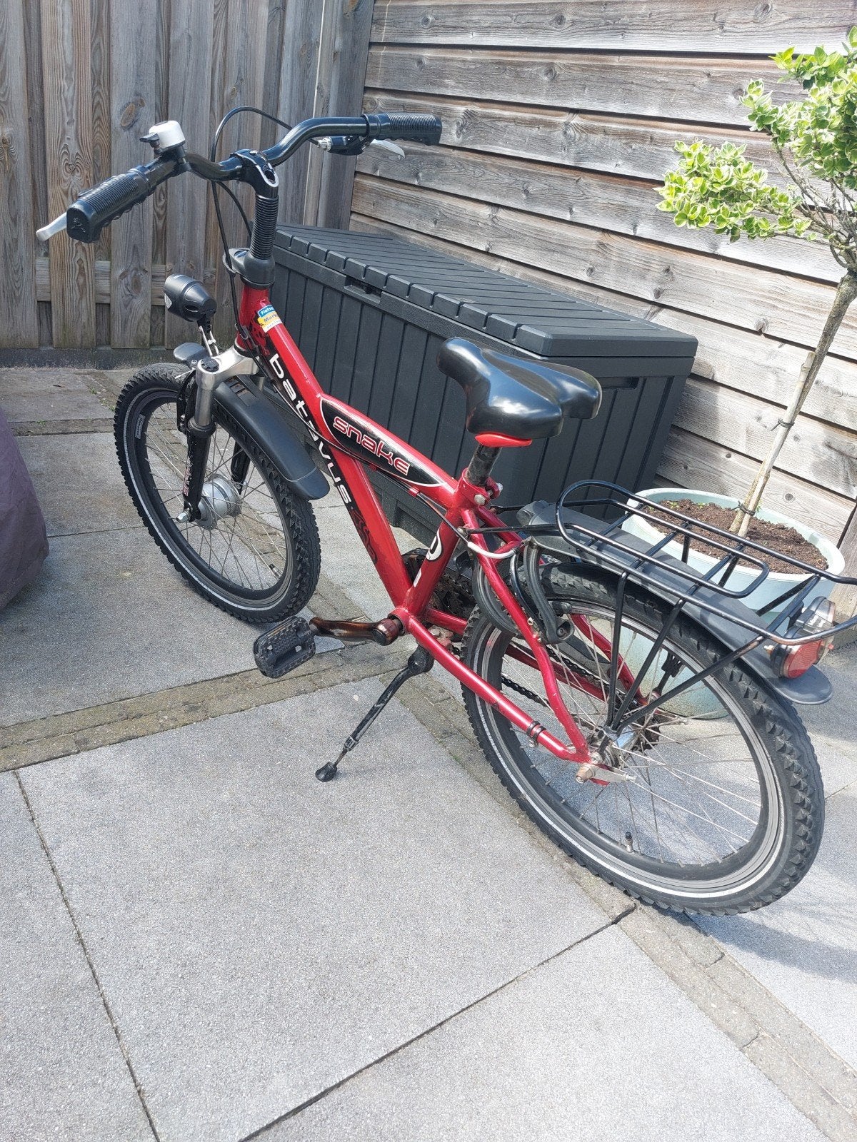 BATAVUS SNAKE 20 INCH (ROOD), Fietsen en Brommers, Ophalen, Gebruikt, 20 inch, Handrem