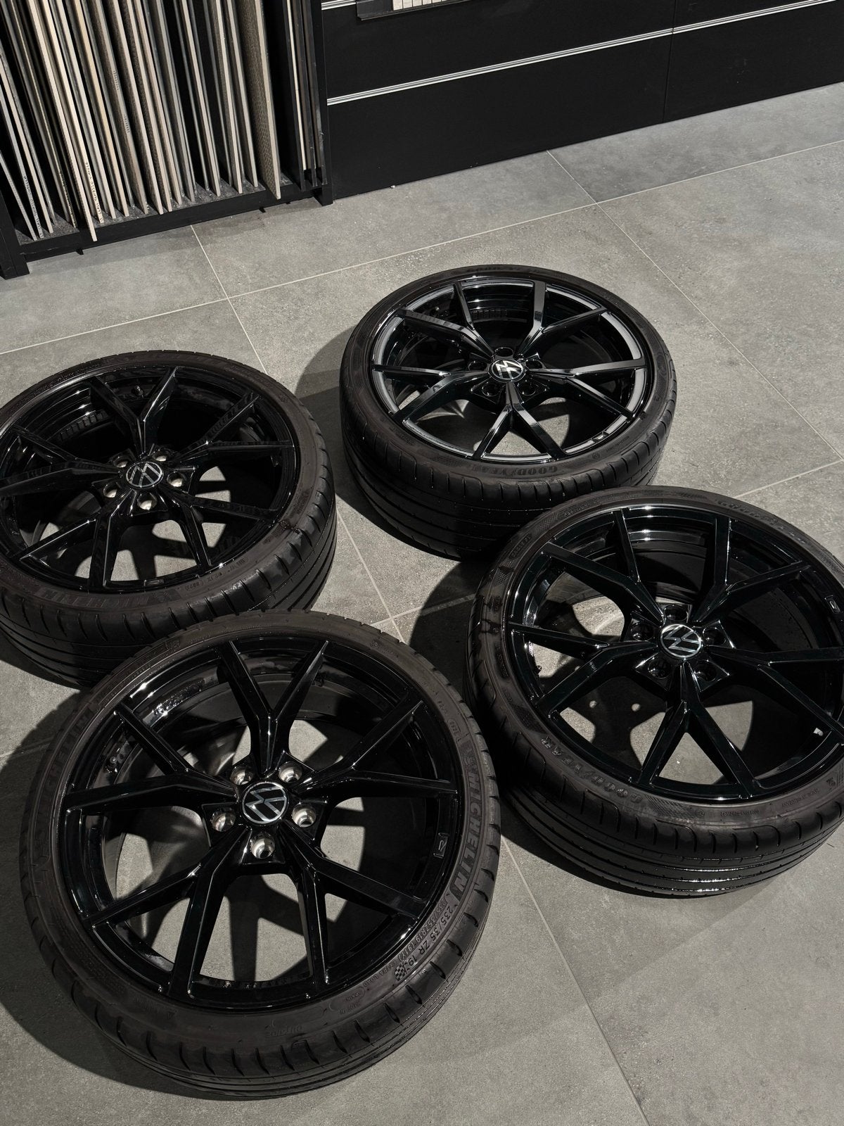 VW Golf 8 R Estoril Velgen 19 Inch Zwart, Auto-onderdelen, Ophalen of Verzenden
