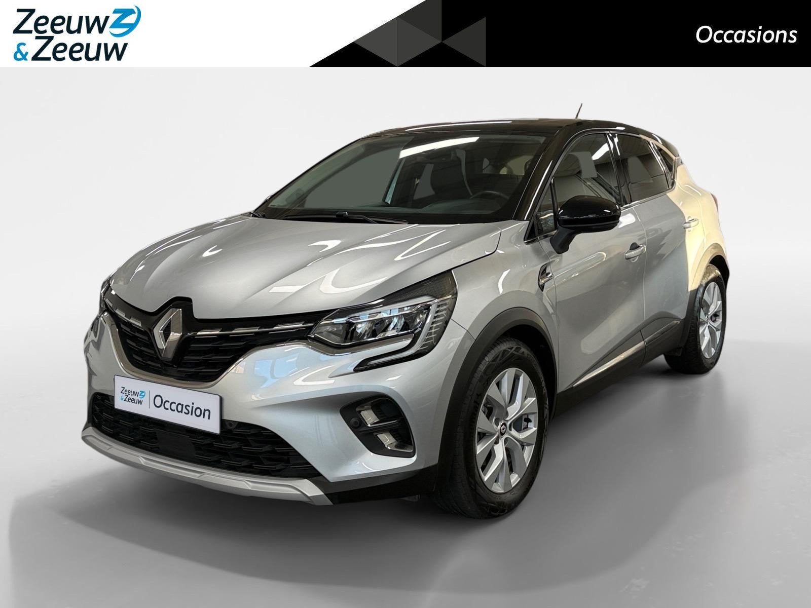 Renault Captur 1.6 E-Tech Hybrid 145 Intens AUTOMAAT AIRCO C, Auto's, 12 maanden, Gebruikt, Leder en Stof, Parkeersensor