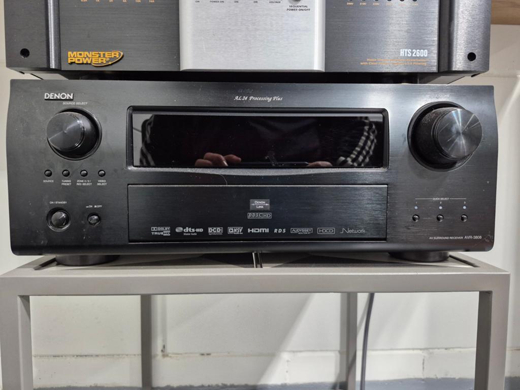 Denon avr 3808  topklasse receiver., Ophalen of Verzenden, Zo goed als nieuw, 120 watt of meer, Denon