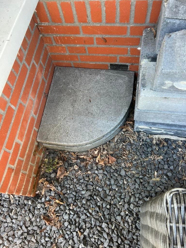 Tegels voor parasolvoet, Ophalen, Gebruikt, Minder dan 1 meter, Parasolvoet