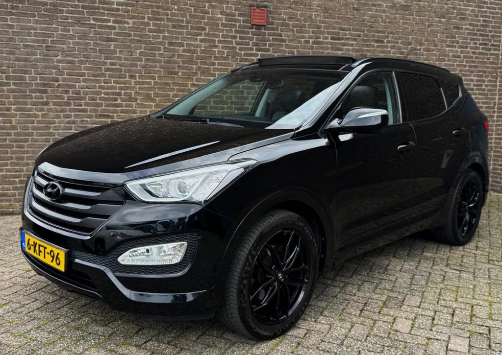 Hyundai Santa Fe 2.4i GDI 4WD i-Catcher 7P Automaat Pano Led, Auto's, Automaat, Euro 5, Santa Fe, Gebruikt