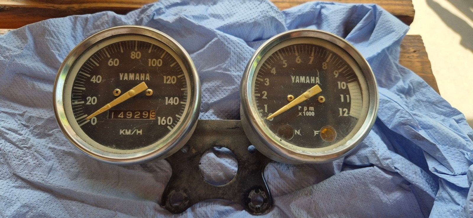 yamaha as3 rd 125 km teller toeren teller ., Motoren, Onderdelen | Yamaha, Ophalen