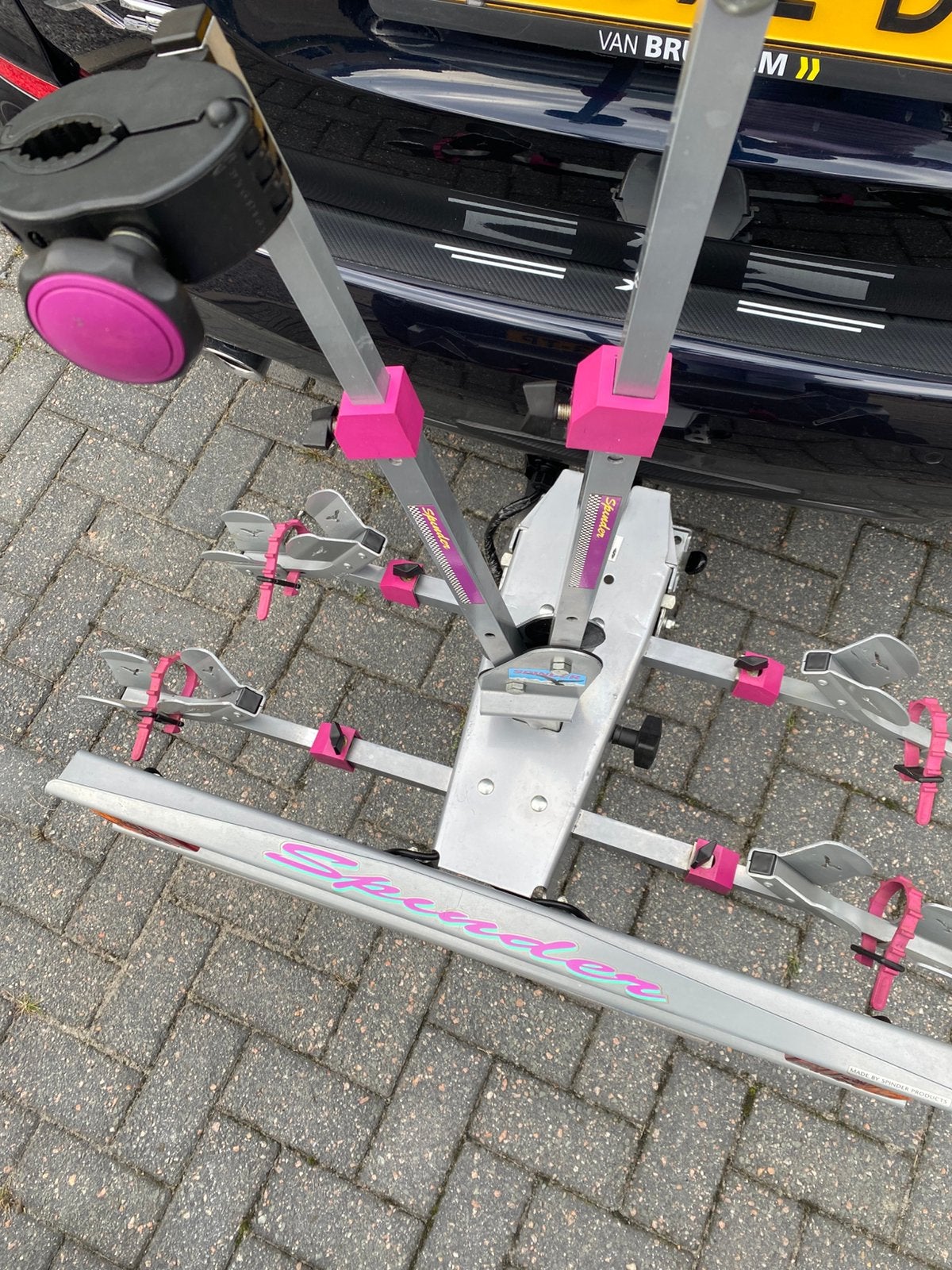 Spinder Fietsdrager, Ophalen, 2 fietsen, Gebruikt, Trekhaakdrager