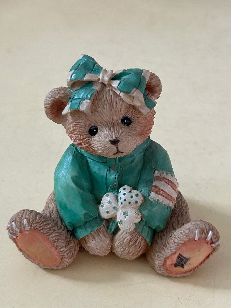 Cherished Teddies Kathleen - Irish Luck Beer Beeldje, Ophalen of Verzenden, Zo goed als nieuw, Beeldje, Cherished Teddies