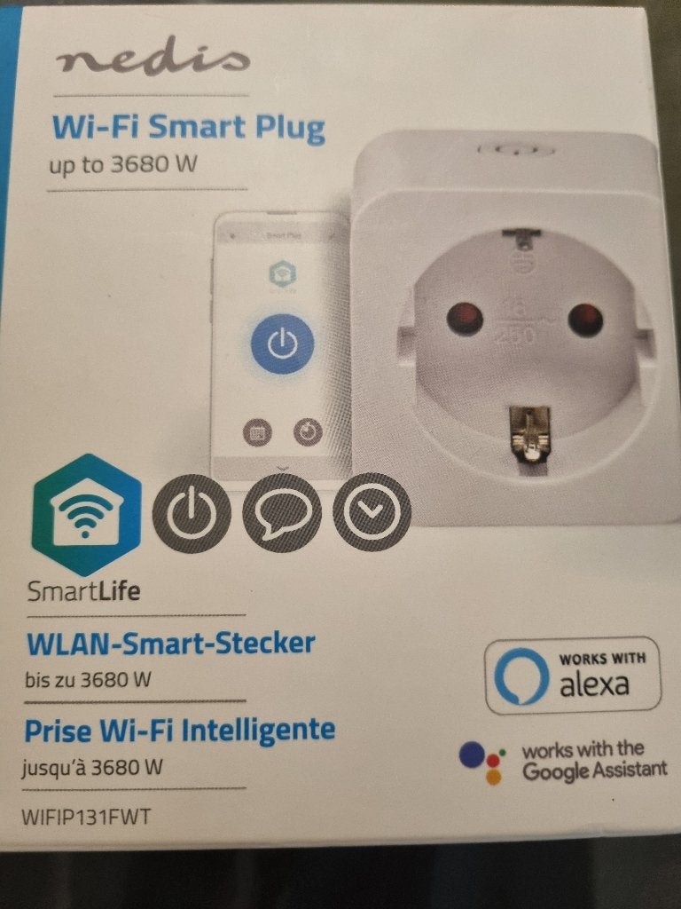 Nedis Wi-Fi Smart Plug - Slimme Stekker tot 3680W, Ophalen, Nieuw, Overige merken, Stekker