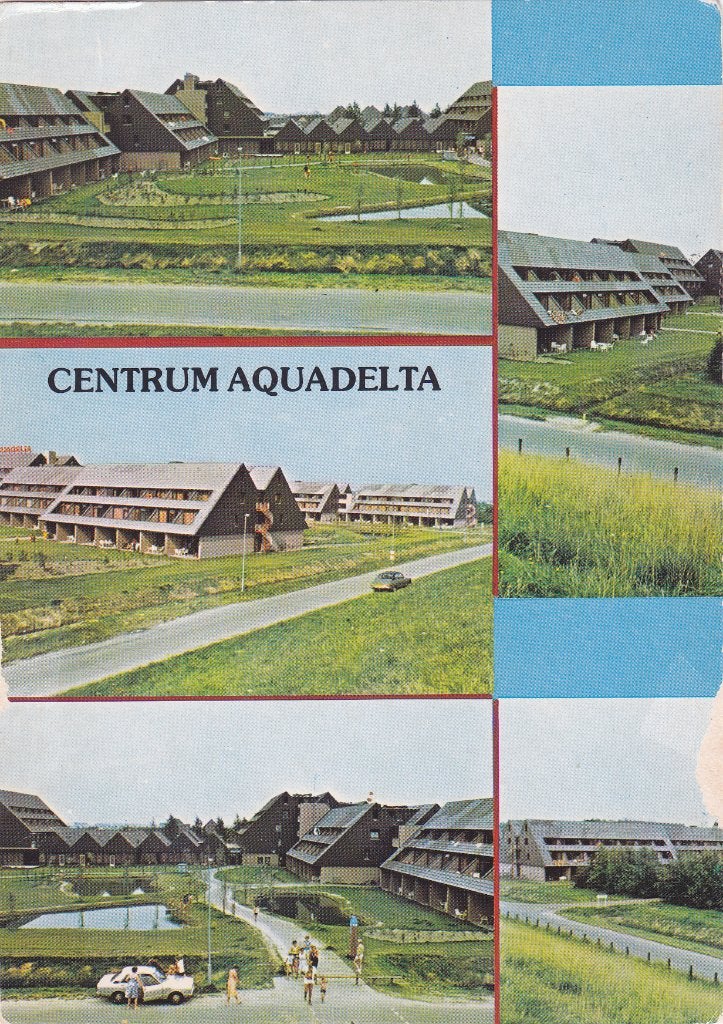 Bruinisse. Ansichtkaart. Centrum Aquadelta - Gelopen. 1985, Verzamelen, Ophalen of Verzenden, 1980 tot heden, Gelopen, Zeeland