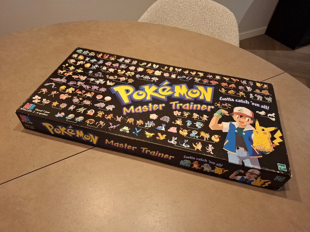 Pokémon Master Trainer Bordspel, Hobby en Vrije tijd, Een of twee spelers, Ophalen of Verzenden, Gebruikt, MB Spellen