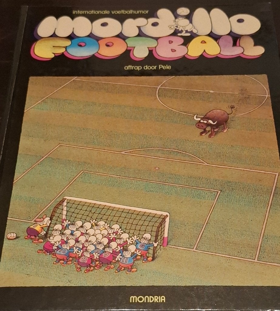 Mordillo Football - Internationale Voetbalhumor (Mondria), Eén stripboek, Ophalen of Verzenden, Zo goed als nieuw, Guillermo Mordillo