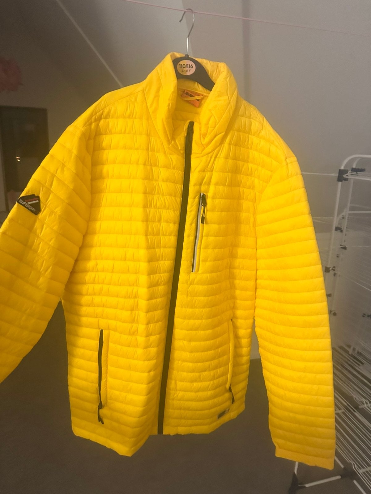 Superdry tussenjas 6 maand oud 3xl, Kleding | Heren, Ophalen of Verzenden, Zo goed als nieuw, Overige maten, Geel